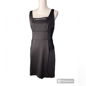 Sexy Dress Black Bodycon Sleeveless Mini Pencil Fish Net Women’s 10 Metaphor